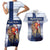 Finland Christmas Couples Matching Short Sleeve Bodycon Dress and Hawaiian Shirt Joulupukki With Coat Of Arms - Wonder Print Shop