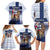 Finland Christmas Family Matching Long Sleeve Bodycon Dress and Hawaiian Shirt Joulupukki With Coat Of Arms - Wonder Print Shop