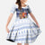 Finland Christmas Family Matching Off Shoulder Maxi Dress and Hawaiian Shirt Joulupukki With Coat Of Arms - Wonder Print Shop