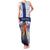 Finland Christmas Family Matching Tank Maxi Dress and Hawaiian Shirt Joulupukki With Coat Of Arms - Wonder Print Shop