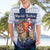 Finland Christmas Hawaiian Shirt Joulupukki With Coat Of Arms - Wonder Print Shop