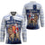 Finland Christmas Hockey Jersey Joulupukki With Coat Of Arms - Wonder Print Shop