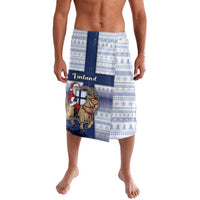 Finland Christmas Lavalava Joulupukki With Coat Of Arms - Wonder Print Shop