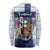 Finland Christmas Long Sleeve Shirt Joulupukki With Coat Of Arms - Wonder Print Shop