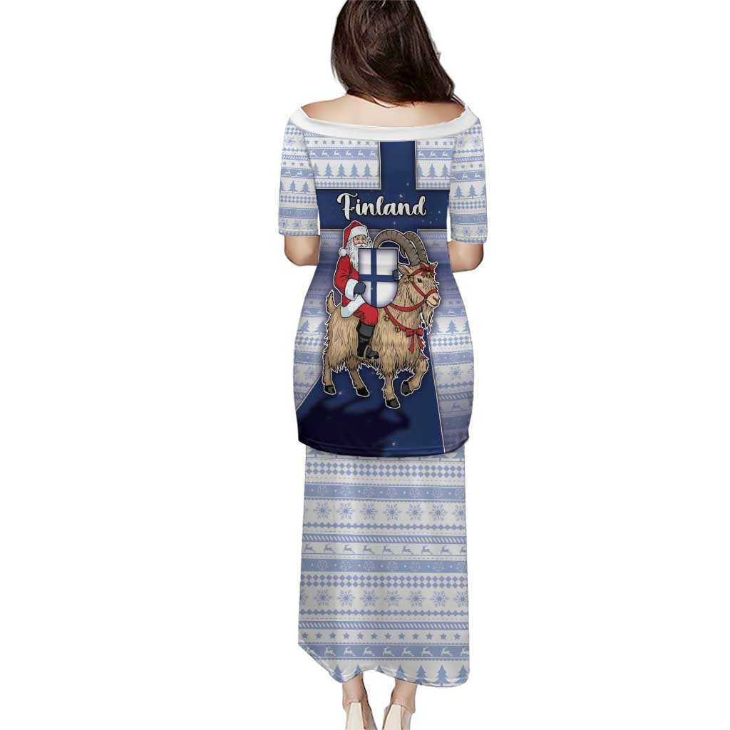 Finland Christmas Puletasi Joulupukki With Coat Of Arms - Wonder Print Shop