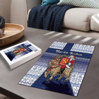 Finland Christmas Puzzle Joulupukki With Coat Of Arms - Wonder Print Shop