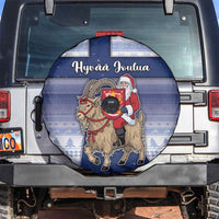 Finland Christmas Spare Tire Cover Joulupukki With Coat Of Arms - Wonder Print Shop