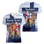 Finland Christmas Women V-Neck T-Shirt Joulupukki With Coat Of Arms - Wonder Print Shop