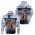 Finland Christmas Zip Hoodie Joulupukki With Coat Of Arms - Wonder Print Shop