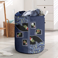 Western Yoke Laundry Basket Grinch Art Parody Christmas - Wonder Print Shop