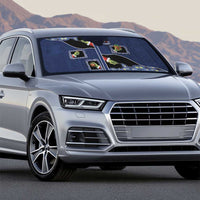 Western Yoke Auto Sun Shade Grinch Art Parody Christmas - Wonder Print Shop