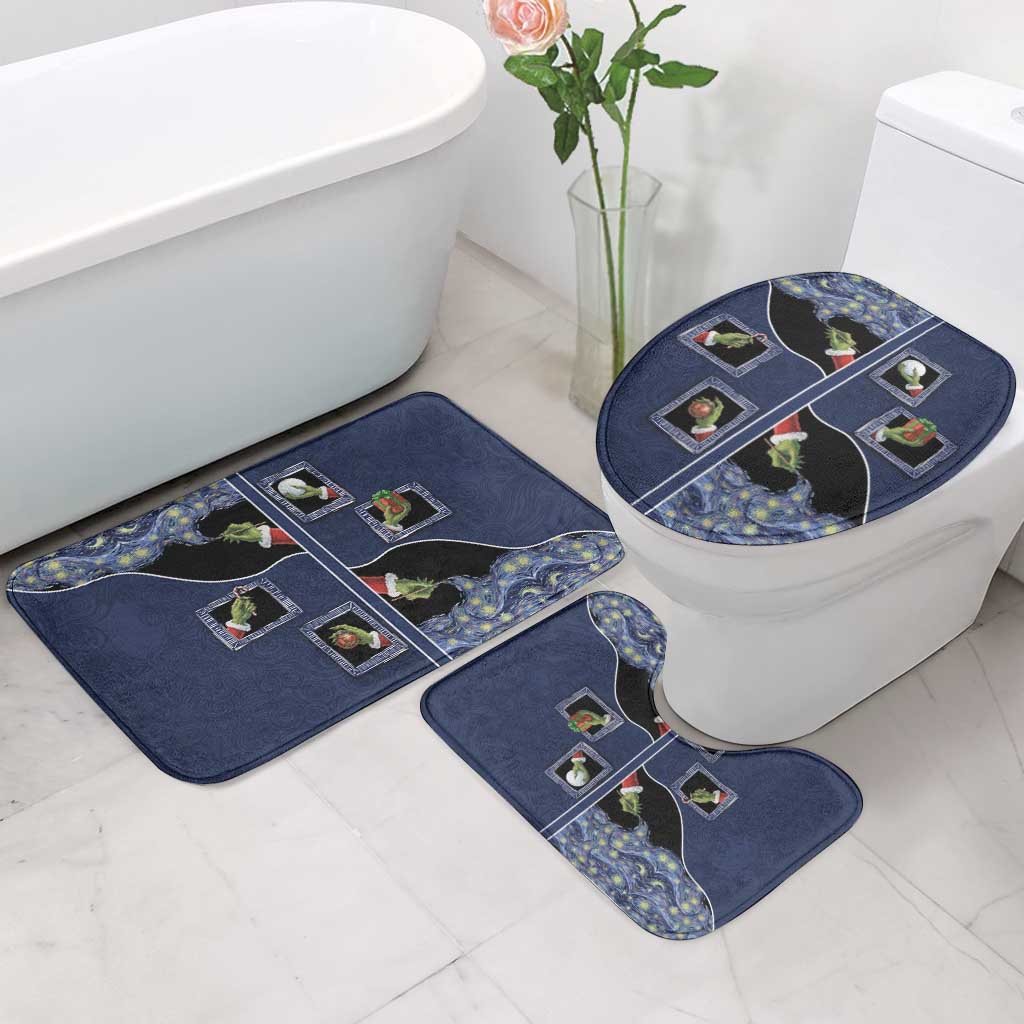 Western Yoke Bathroom Set Grinch Art Parody Christmas - Wonder Print Shop