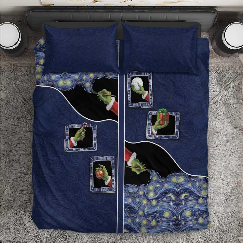 Western Yoke Bedding Set Grinch Art Parody Christmas - Wonder Print Shop