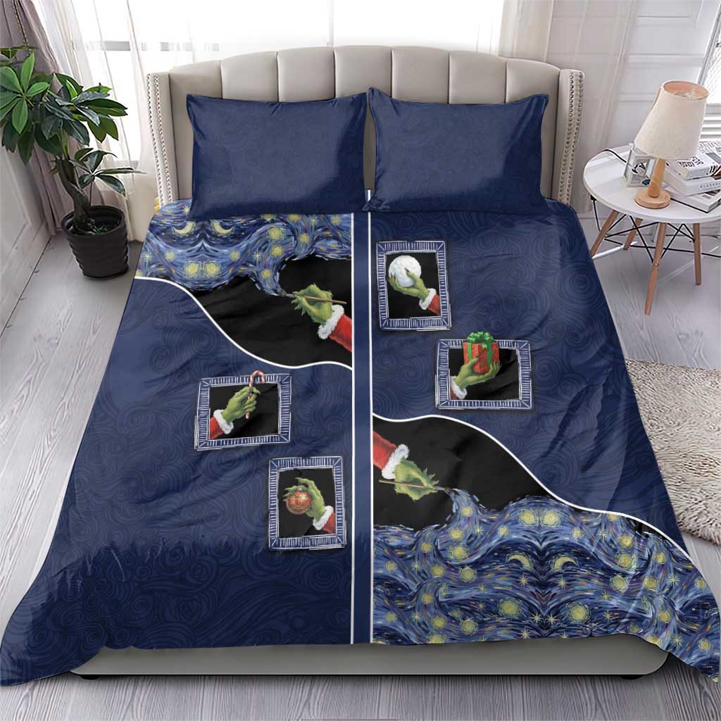 Western Yoke Bedding Set Grinch Art Parody Christmas - Wonder Print Shop