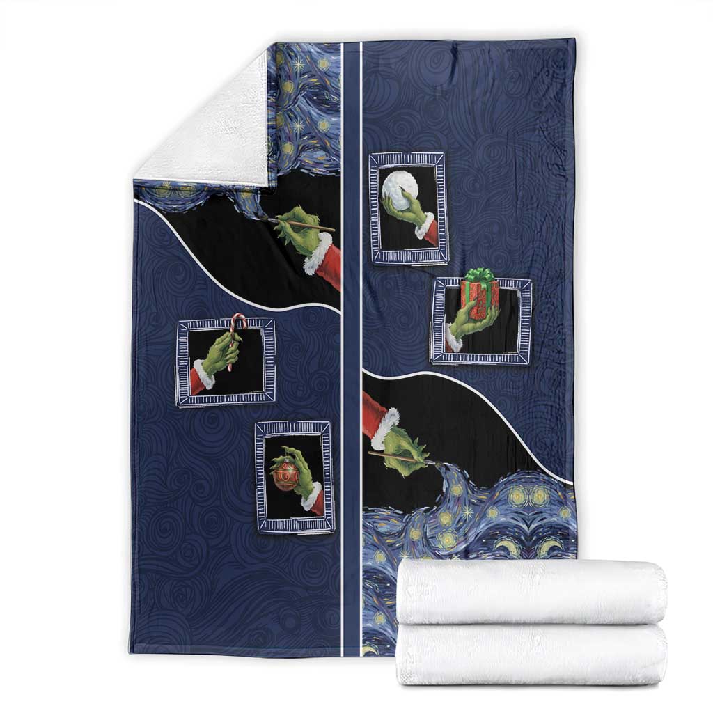 Western Yoke Blanket Grinch Art Parody Christmas - Wonder Print Shop