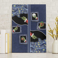 Western Yoke Canvas Wall Art Grinch Art Parody Christmas - Wonder Print Shop