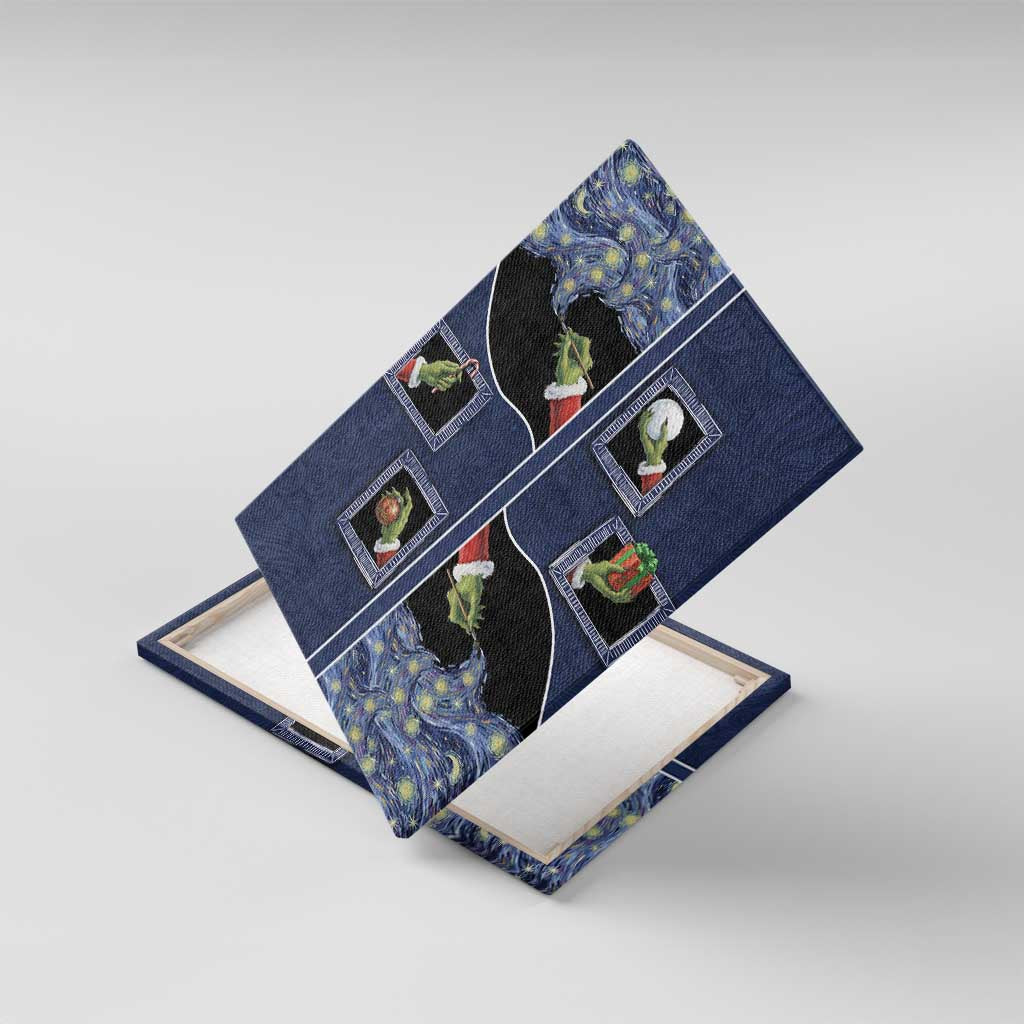 Western Yoke Canvas Wall Art Grinch Art Parody Christmas - Wonder Print Shop