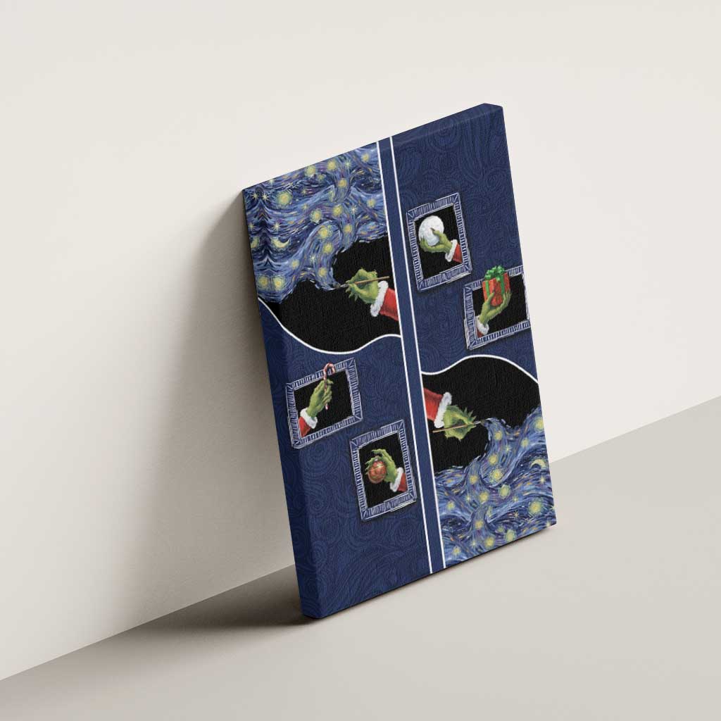 Western Yoke Canvas Wall Art Grinch Art Parody Christmas - Wonder Print Shop