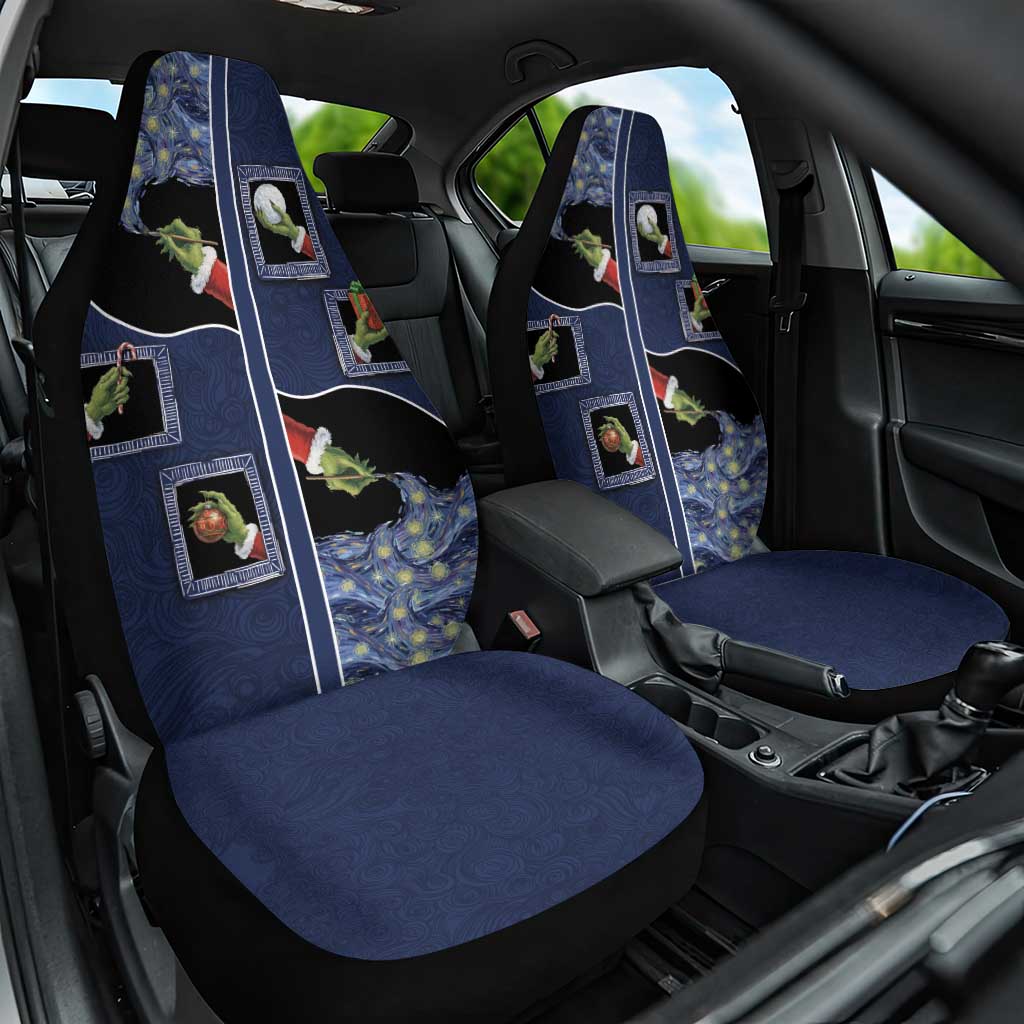 Western Yoke Car Seat Cover Grinch Art Parody Christmas - Wonder Print Shop