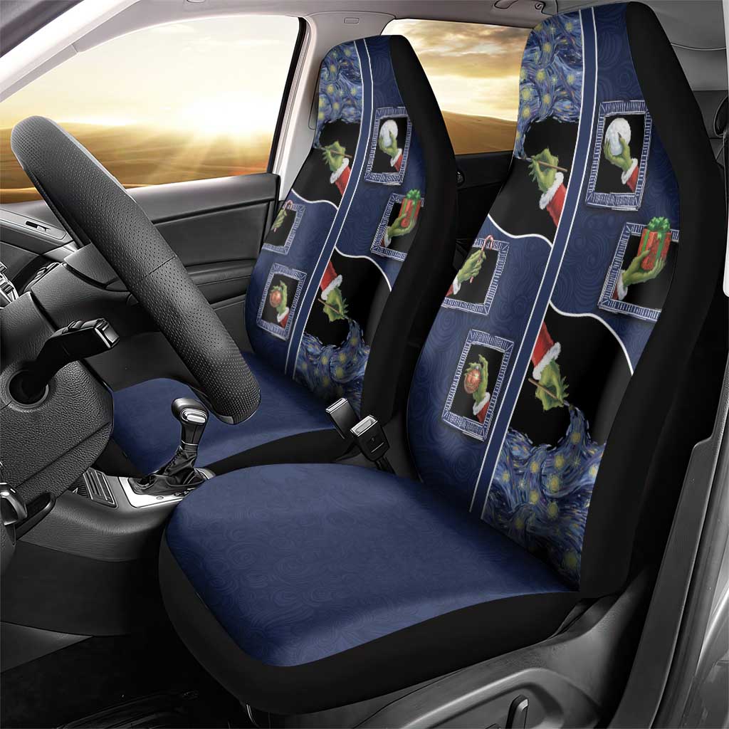 Western Yoke Car Seat Cover Grinch Art Parody Christmas - Wonder Print Shop