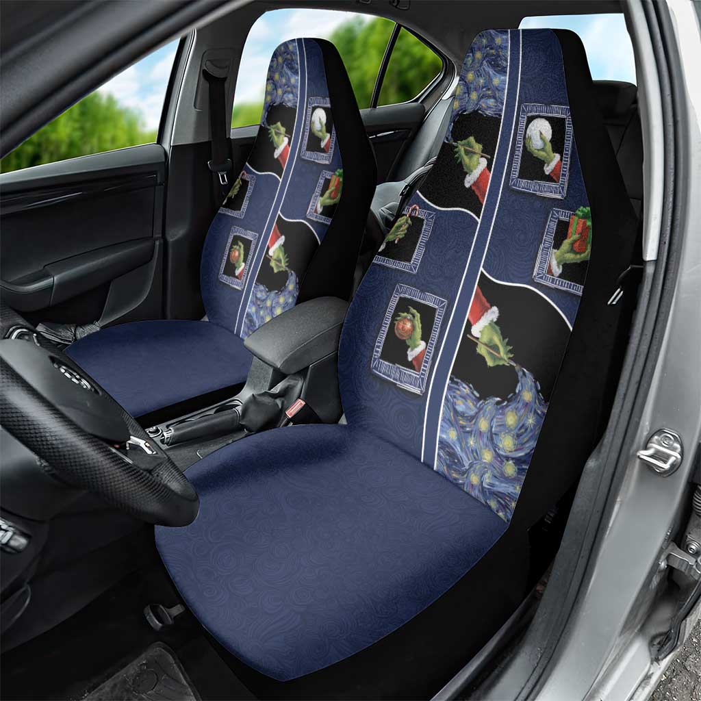 Western Yoke Car Seat Cover Grinch Art Parody Christmas - Wonder Print Shop