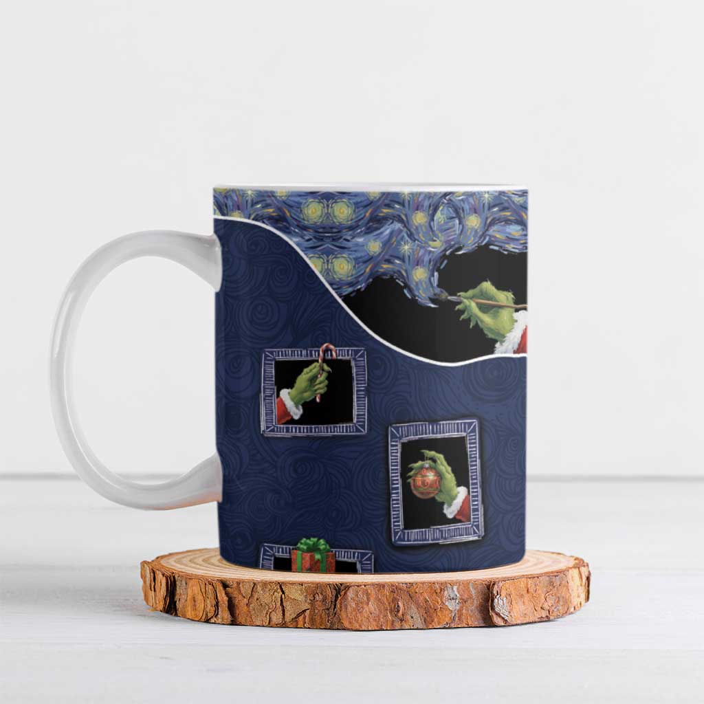 Western Yoke Ceramic Mug Grinch Art Parody Christmas - Wonder Print Shop