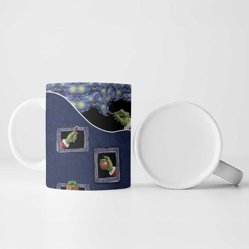 Western Yoke Ceramic Mug Grinch Art Parody Christmas - Wonder Print Shop