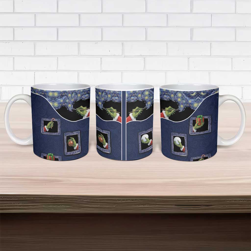 Western Yoke Ceramic Mug Grinch Art Parody Christmas - Wonder Print Shop