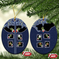 Western Yoke Ceramic Ornament Grinch Art Parody Christmas - Wonder Print Shop