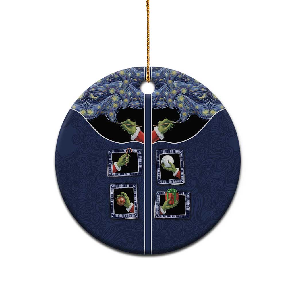 Western Yoke Ceramic Ornament Grinch Art Parody Christmas - Wonder Print Shop