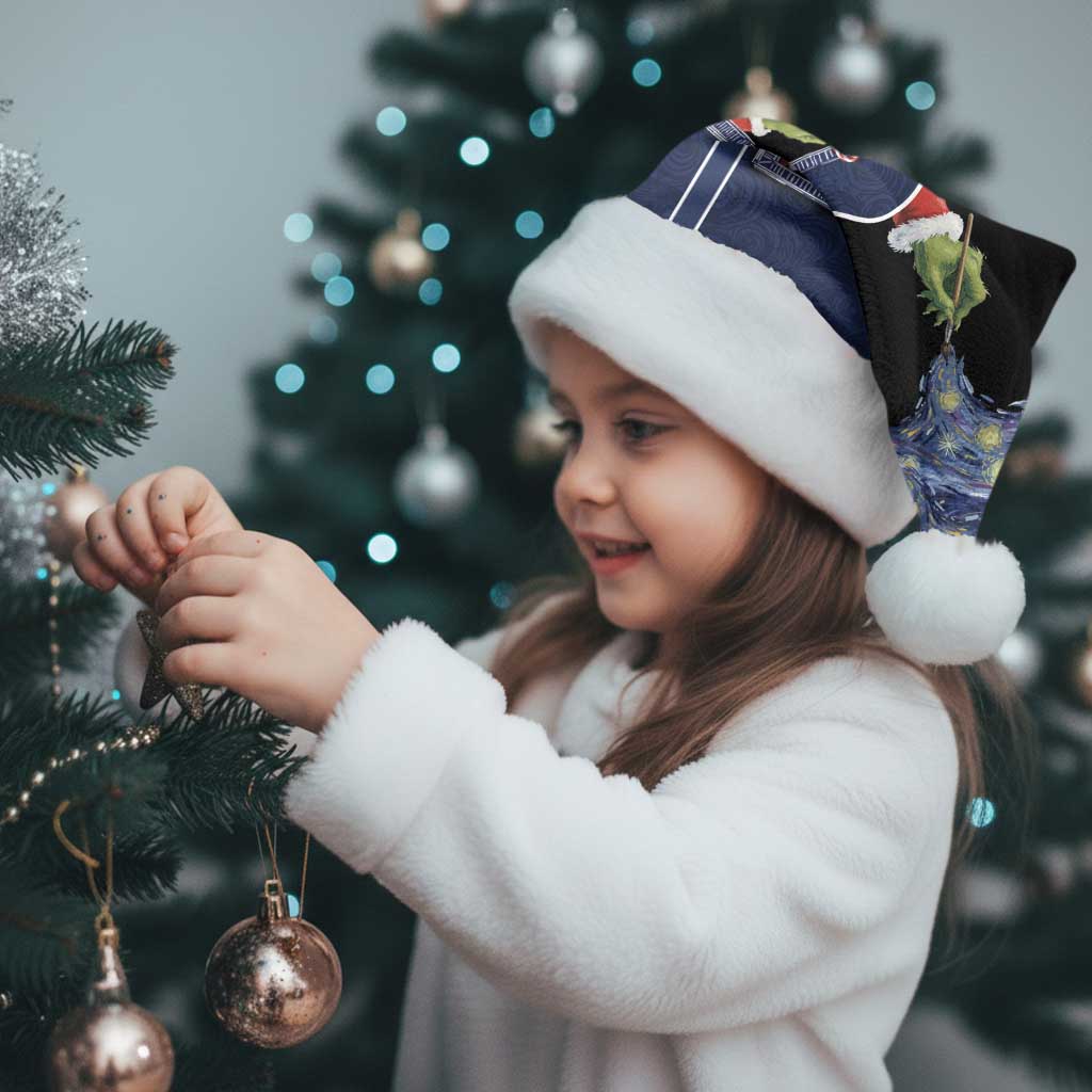 Western Yoke Christmas Santa Hat Grinch Art Parody Christmas - Wonder Print Shop