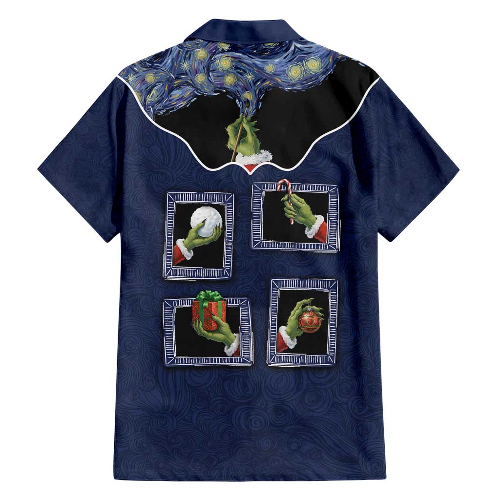 Western Yoke Family Matching Puletasi and Hawaiian Shirt Grinch Art Parody Christmas - Wonder Print Shop