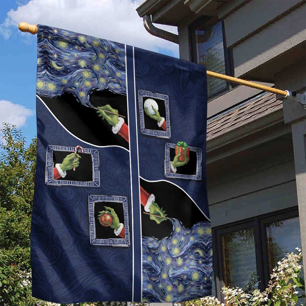 Western Yoke Garden Flag Grinch Art Parody Christmas - Wonder Print Shop