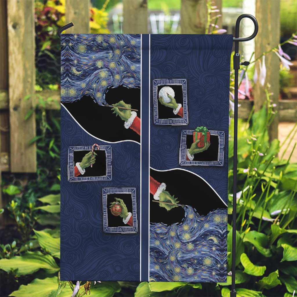 Western Yoke Garden Flag Grinch Art Parody Christmas - Wonder Print Shop