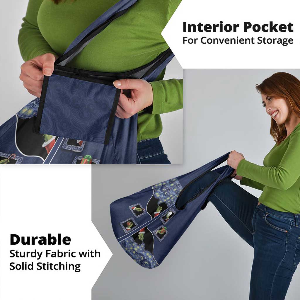 Western Yoke Grocery Bag Grinch Art Parody Christmas - Wonder Print Shop