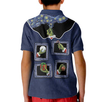 Western Yoke Kid Polo Shirt Grinch Art Parody Christmas - Wonder Print Shop