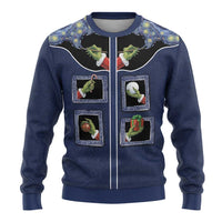 Western Yoke Ugly Christmas Sweater Grinch Art Parody Christmas - Wonder Print Shop