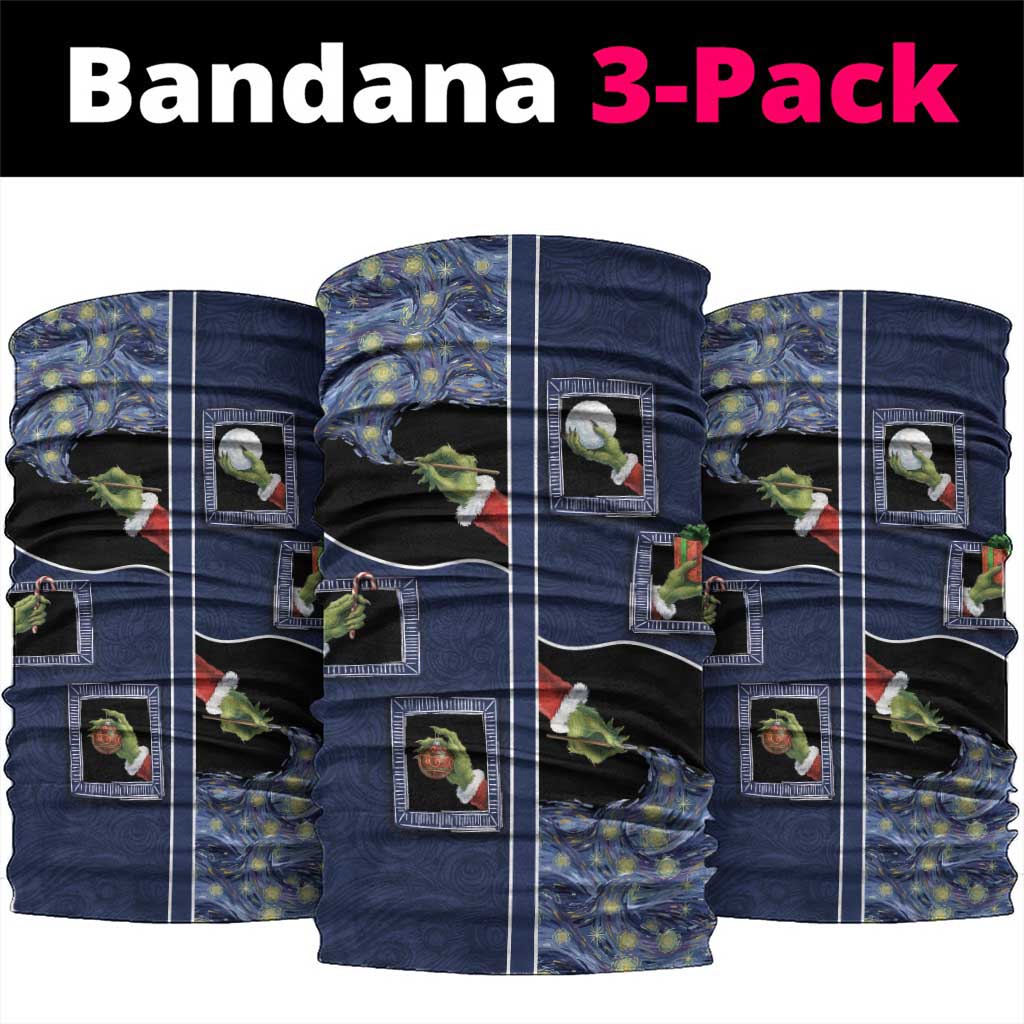 Western Yoke Neck Gaiter Grinch Art Parody Christmas - Wonder Print Shop