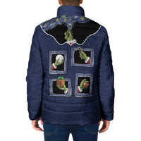 Western Yoke Padded Jacket Grinch Art Parody Christmas - Wonder Print Shop
