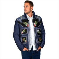Western Yoke Padded Jacket Grinch Art Parody Christmas - Wonder Print Shop