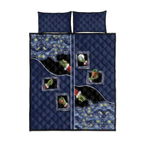 Western Yoke Quilt Bed Set Grinch Art Parody Christmas - Wonder Print Shop