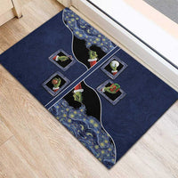 Western Yoke Rubber Doormat Grinch Art Parody Christmas - Wonder Print Shop