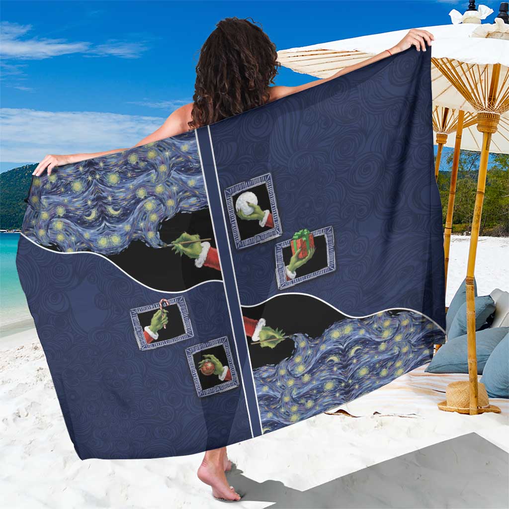 Western Yoke Sarong Grinch Art Parody Christmas - Wonder Print Shop