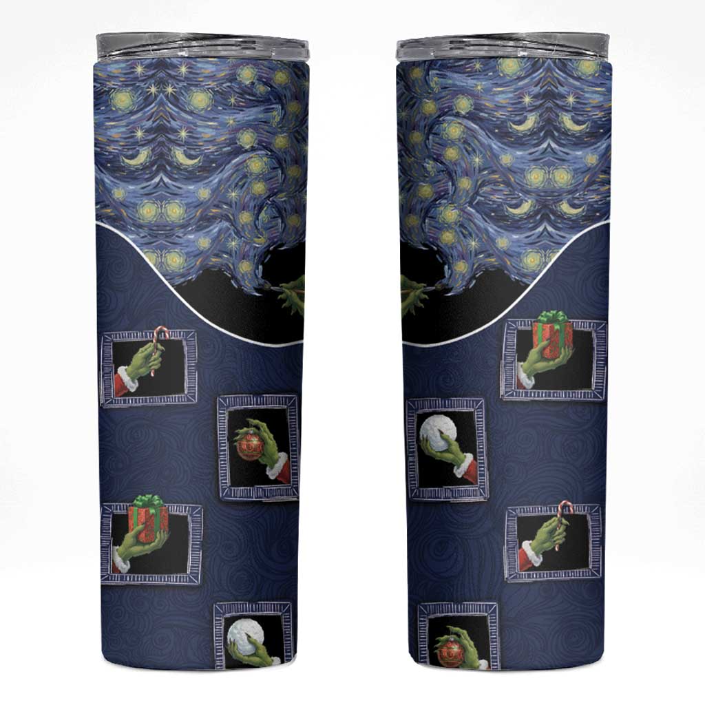 Western Yoke Skinny Tumbler Grinch Art Parody Christmas - Wonder Print Shop