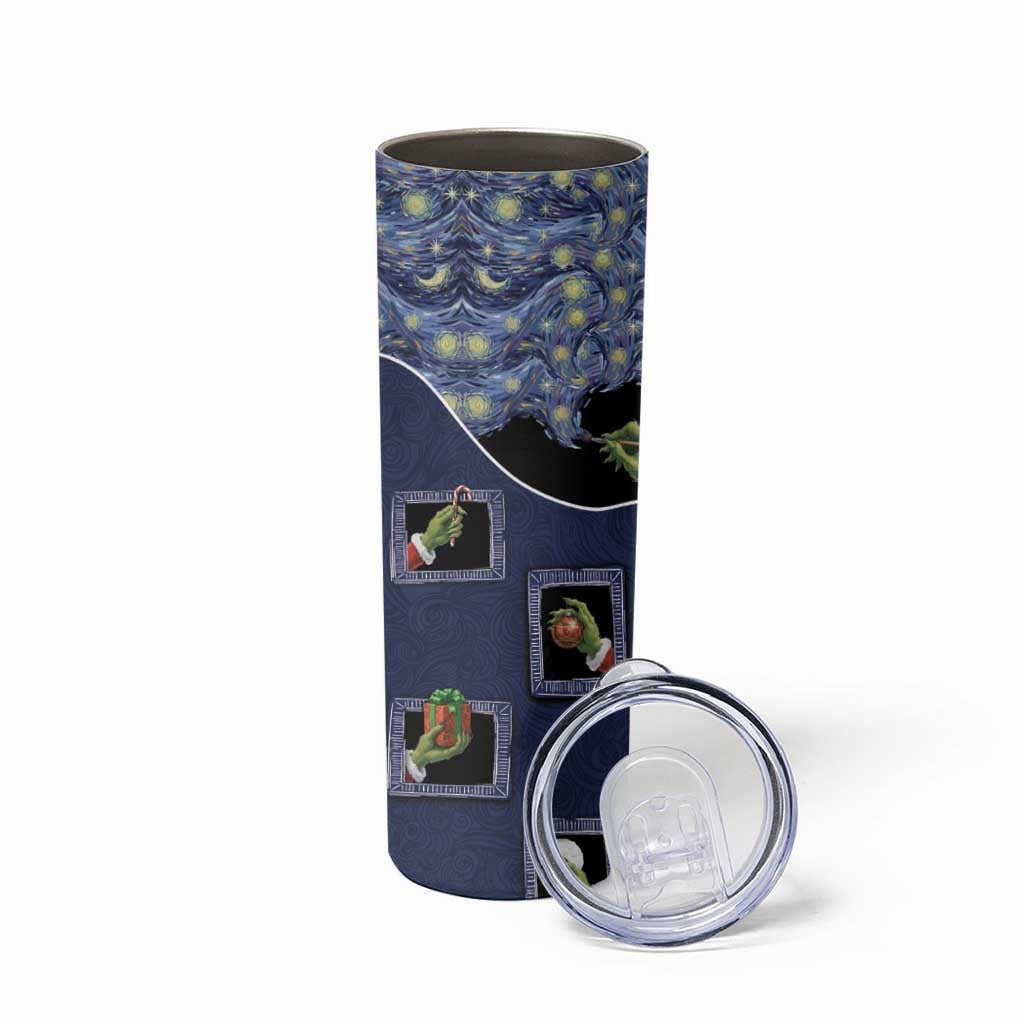 Western Yoke Skinny Tumbler Grinch Art Parody Christmas - Wonder Print Shop