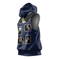 Western Yoke Sleeveless Hoodie Grinch Art Parody Christmas - Wonder Print Shop