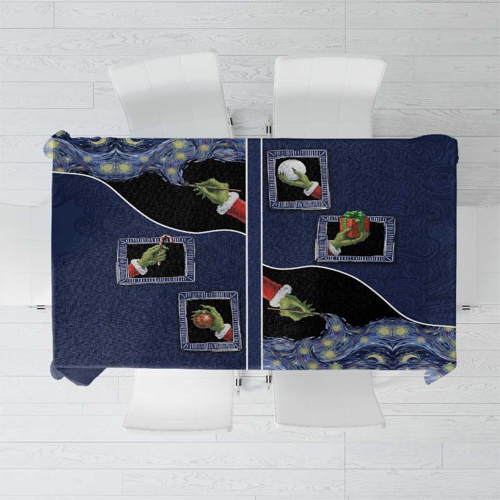 Western Yoke Tablecloth Grinch Art Parody Christmas - Wonder Print Shop