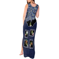 Western Yoke Tank Maxi Dress Grinch Art Parody Christmas - Wonder Print Shop