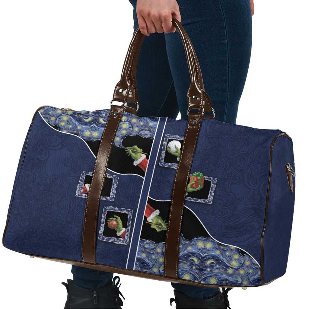Western Yoke Travel Bag Grinch Art Parody Christmas - Wonder Print Shop