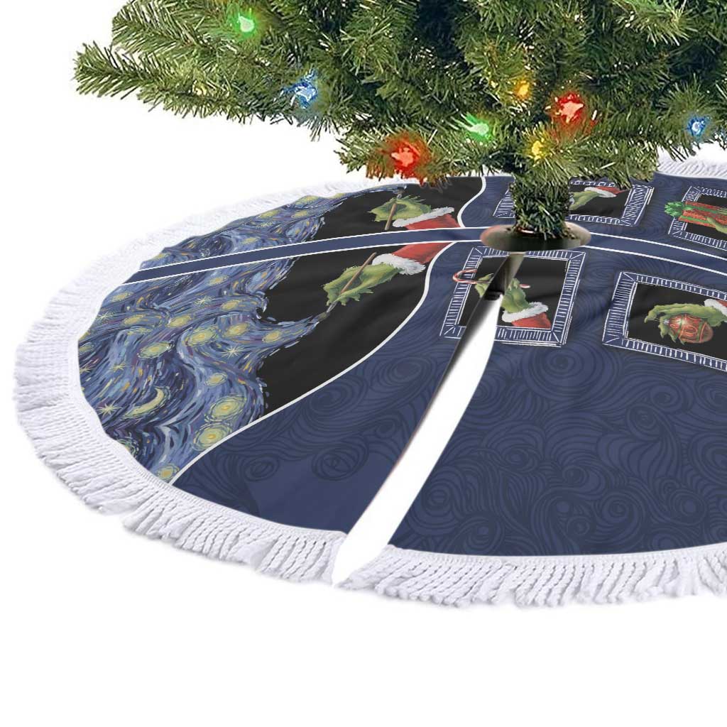 Western Yoke Tree Skirt Grinch Art Parody Christmas - Wonder Print Shop